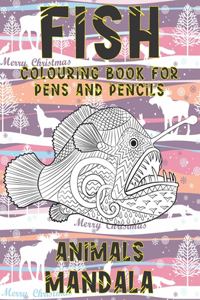 Mandala Colouring Book for Pens and Pencils - Animals - Fish