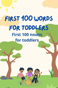 First 100 words for toddlers with pictures