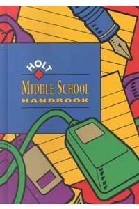 Holt Handbook: Student Edition Middle School Handbook Grade 6-8 1995