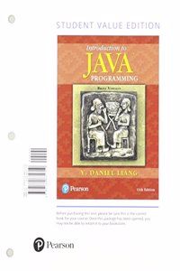 Introduction to Java Programming, Brief Version, Student Value Edition Plus Mylab Programming with Pearson Etext - Access Card Package