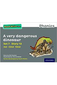 Read Write Inc. Phonics: Grey Set 7 Storybook 12 A Very Dangerous Dinosaur