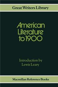 American Literature to 1900