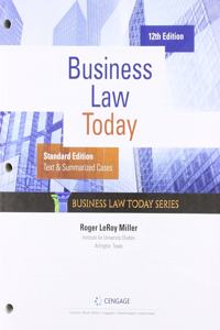 Bundle: Business Law Today, Standard: Text & Summarized Cases, Loose-Leaf Version, 12th + Mindtap, 1 Term Printed Access Card