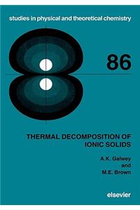 Thermal Decomposition of Ionic Solids