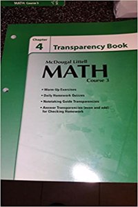 McDougal Littell Math Course 3