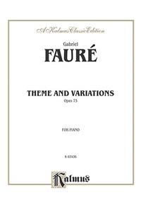 Theme and Variations, Op. 73