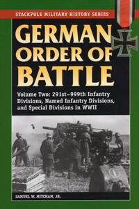 German Order of Battle, Volume 2