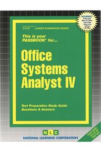Office Systems Analyst IV