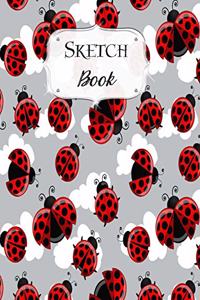 Sketch Book: Ladybug Sketchbook Scetchpad for Drawing or Doodling Notebook Pad for Creative Artists #1