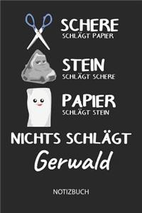 Nichts schlägt - Gerwald - Notizbuch