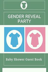Gender Reveal Party Baby Shower Guest Book