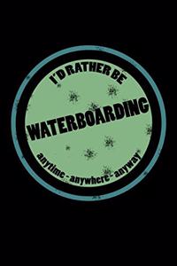 I'd Rather Be Waterboarding Anytime Anywhere Anyway