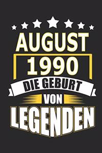 August 1990 Die Geburt von Legenden