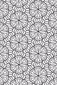 Floral Pattern - Color My Cover Notebook