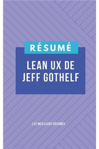 Résumé - Lean Ux De Jeff Gothelf