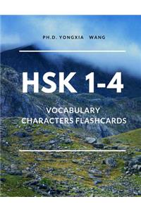 HSK 1-4 Vocabulary Chinese Characters Flashcards
