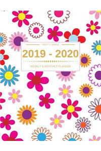 2019 - 2020 Planner Weekly And Monthly