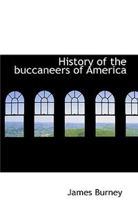 History of the Buccaneers of America