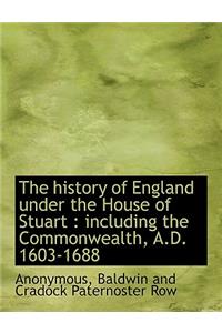 The History of England Under the House of Stuart