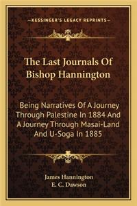 Last Journals of Bishop Hannington