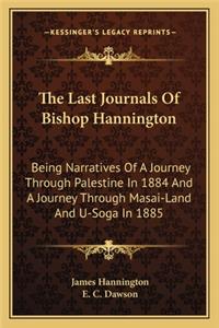 Last Journals of Bishop Hannington