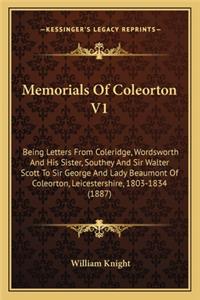 Memorials of Coleorton V1