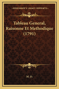 Tableau General, Raisonne Et Methodique (1791)