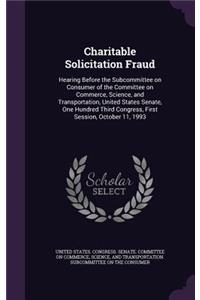 Charitable Solicitation Fraud