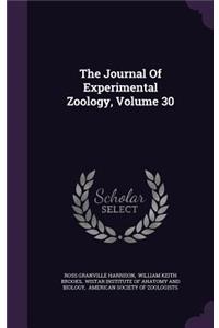 The Journal of Experimental Zoology, Volume 30