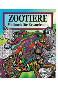 Zootiere Malbuch Fur Erwachsene