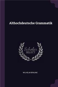 Althochdeutsche Grammatik