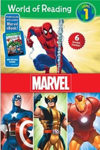 World of Reading Marvel Boxed Set: Level 1 - Purchase Includes Marvel Ebook!