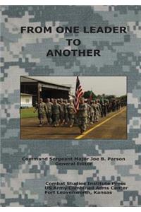 From One Leader to Another