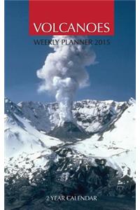 Volcanoes Weekly Planner 2015