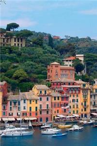 Beautiful Italy Portofino City Scenes 2-2, 150 Page Lined Journal