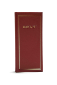 KJV Pew Bible, Maroon Hardcover