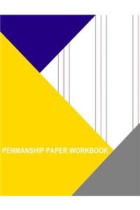 Penmanship Paper Workbook