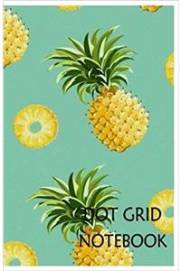 Dot Grid Notebook Pineapple Pattern
