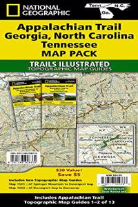 Appalachian Trail: Georgia, North Carolina, Tennessee [Map Pack Bundle]