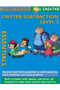 Critter Subtraction Essentials Level 3