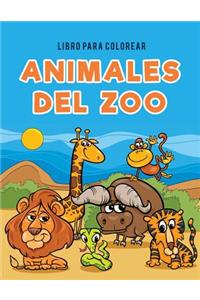 Libro para colorear animales del zoo