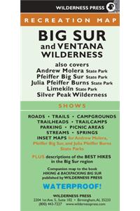Big Sur and Ventana Wilderness Recreation Map