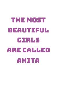 Anita Girl Woman Notebook