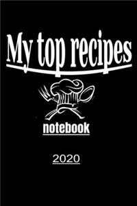 Top Recipes Notebook 2020
