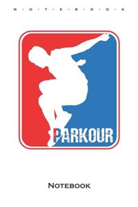 Parkour Logo Notebook