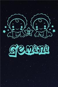 My Cute Zodiac Sign Gemini Notebook
