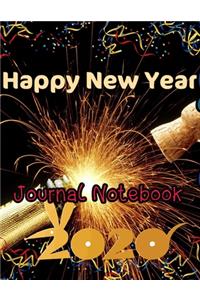 Happy New Year 2020 Journal Notebook