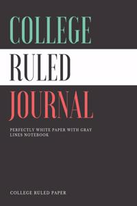Colege Ruled Journal