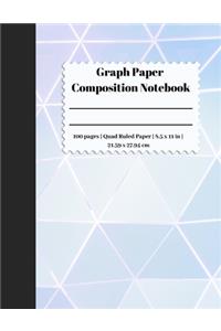 Graph Paper Composition Notebook