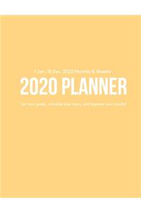 Weekly & Monthly 2020 Planner